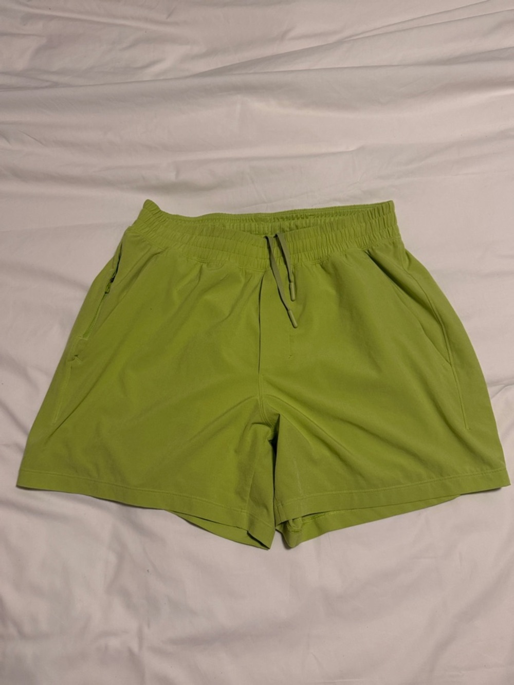 lululemon athletica Men's Lime Green Training Shorts